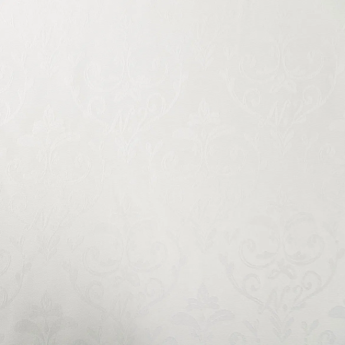 Jacquard Stoff Dekostoff Triest Ornamente weiß 1,4m Breite