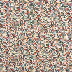 Jacquard Stoff Gobelin Pixel bunt 1,40m Breite