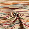 Jacquard Stoff Gobelin Streifen beige bunt 1,40m Breite