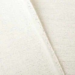 Jacquard Stoff Silver Glam Metallic-Effekte weiß silber 2,80m Breite