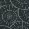 Jacquard Tischwäschestoff Doubleface extrabreit Caprice Kreise petrol 3,2m Breite