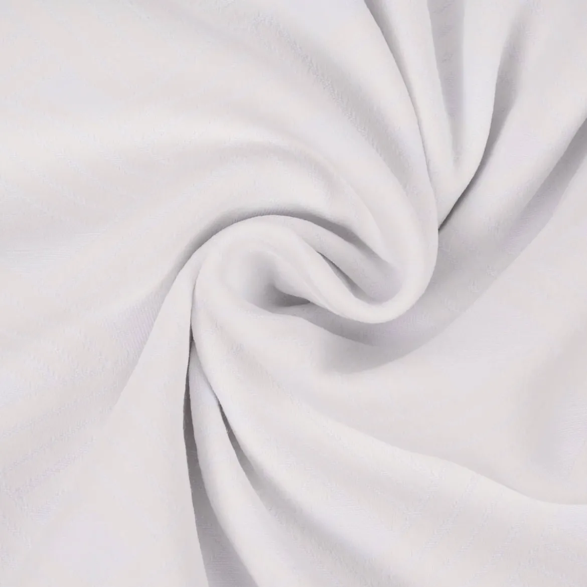 Jacquard Tischwäschestoff Doubleface extrabreit Livorno Flechtstreifen weiß 3,2m Breite