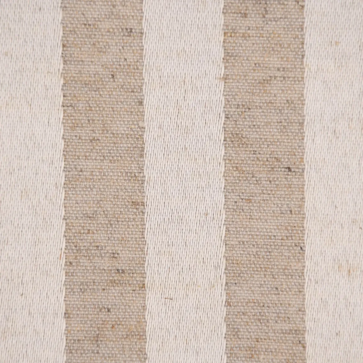 Jacquard Tischwäschestoff Doubleface extrabreit Streifen natur beige 2,8m Breite