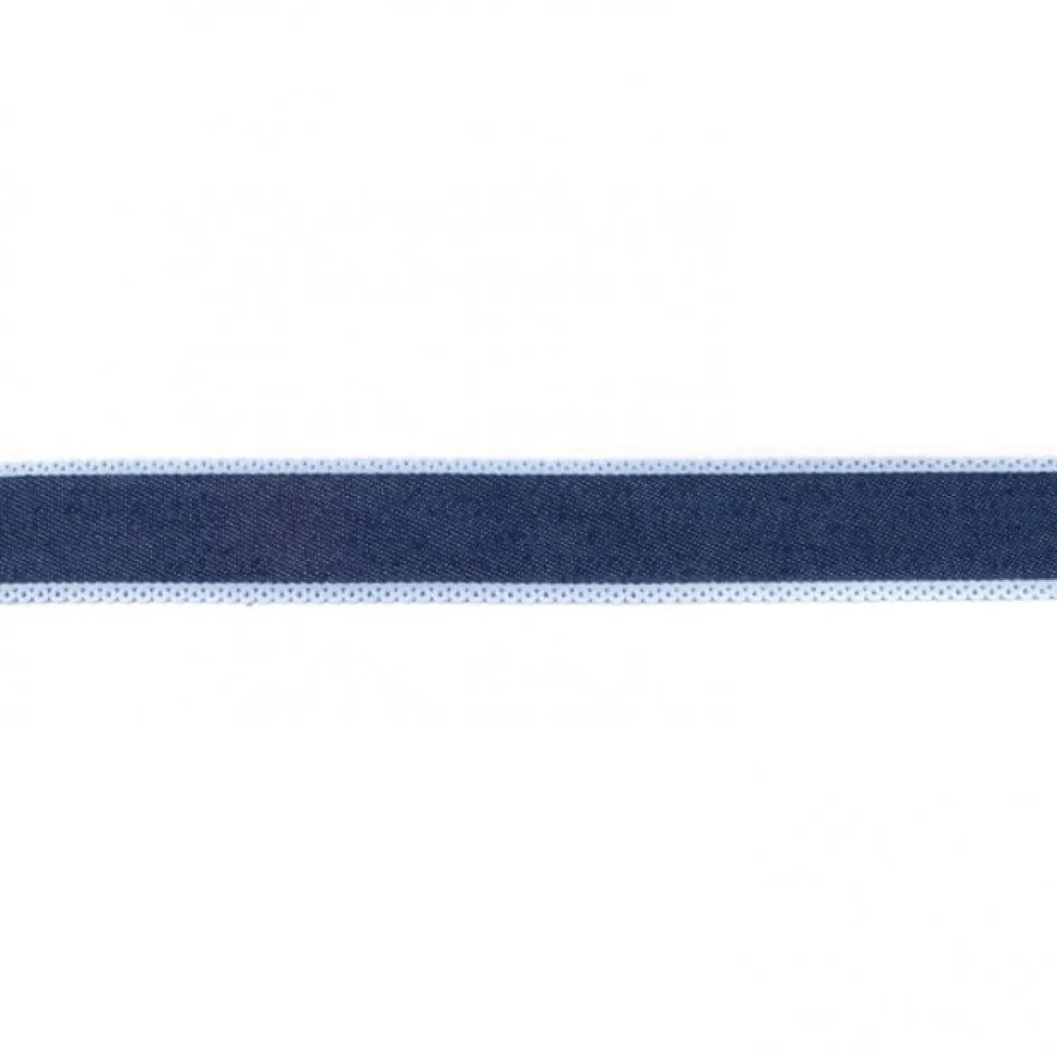 Jeans Band dunkel hell Meterware Breite: 2,5cm