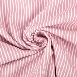 Jeansstoff Stretch Streifen rosa 140cm Breite