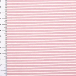 Jeansstoff Stretch Streifen rosa 140cm Breite