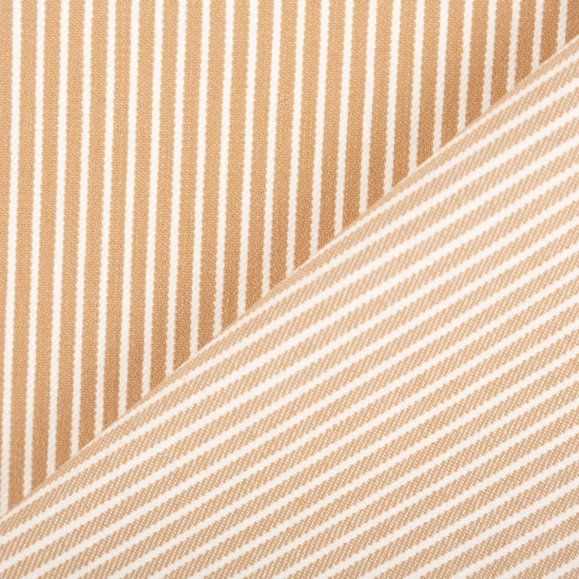 Jeansstoff Stretch Streifen beige 140cm Breite