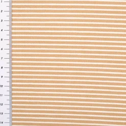 Jeansstoff Stretch Streifen beige 140cm Breite
