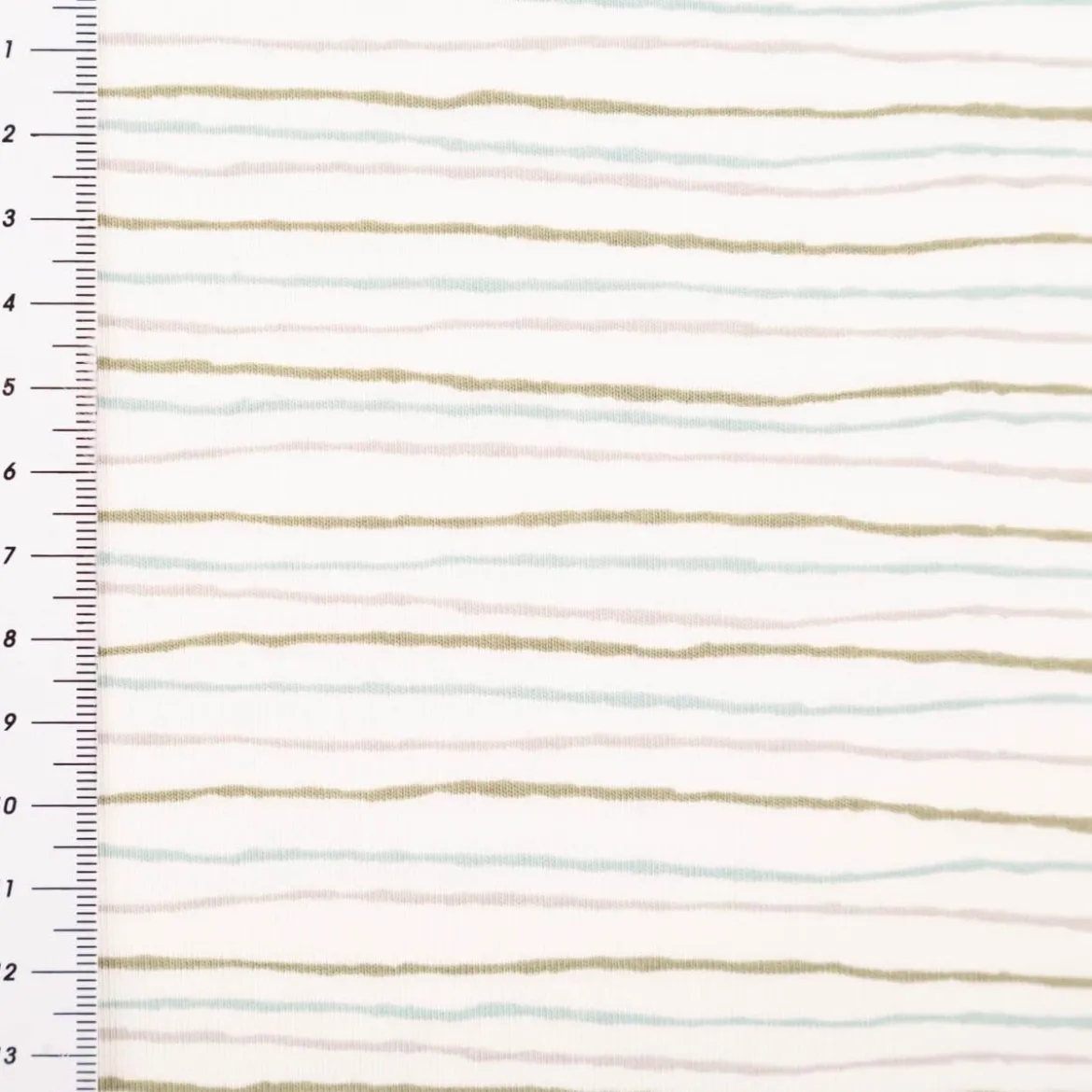 Jersey Baumwolljersey Baby und Kinderstoff Streifen wollweiß grau grün 1,50m Breite