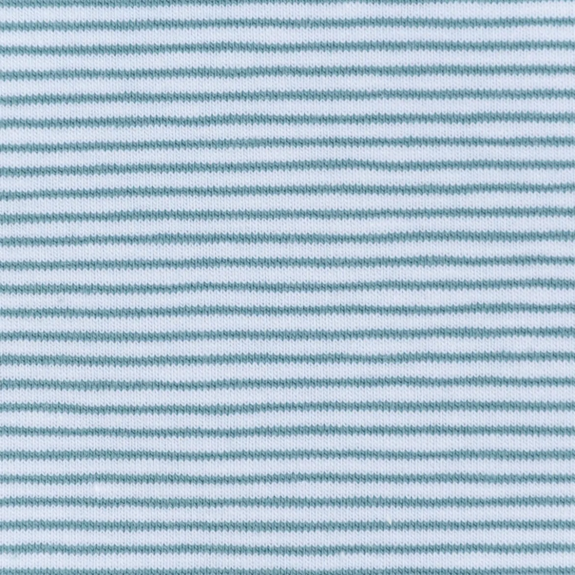Jersey Baumwolljersey YARN DYED STRIPES Streifen fein weiß blau 1,5m Breite