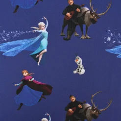 Jersey Disney Frozen dunkelblau Digitaldruck 1,5m Breite