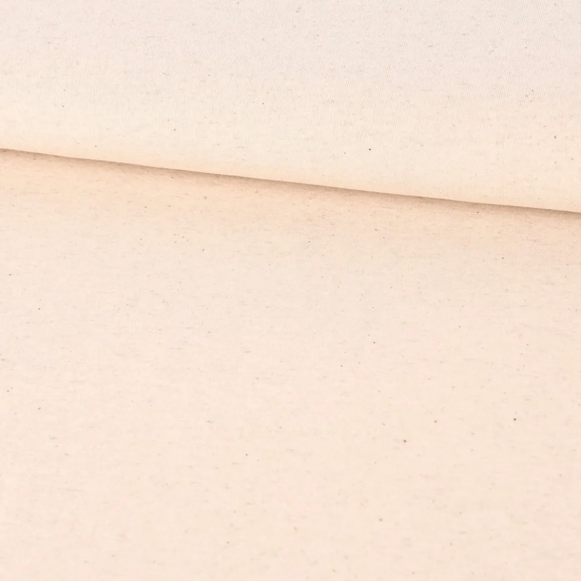 Jersey Leinenjersey Melange beige meliert 1,45m Breite