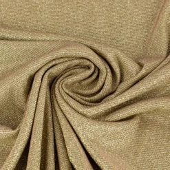 Jersey Lurex Glamour uni goldfarbig 1,40m Breite