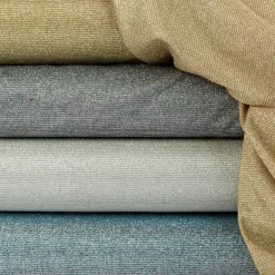 Jersey Lurex Glamour uni silberfarbig blau 1,40m Breite