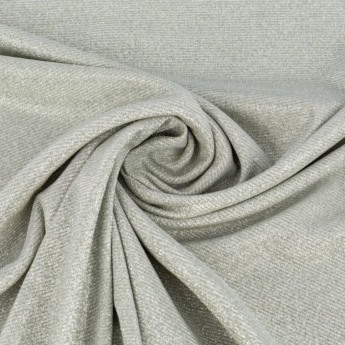 Jersey Lurex Glamour uni silberfarbig gold 1,40m Breite