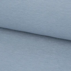 Jersey Ottoman Rippjersey einfarbig rauchblau 1,40m Breite