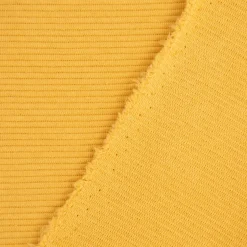 Jersey Ottoman Rippjersey einfarbig honig gelb 1,40m Breite