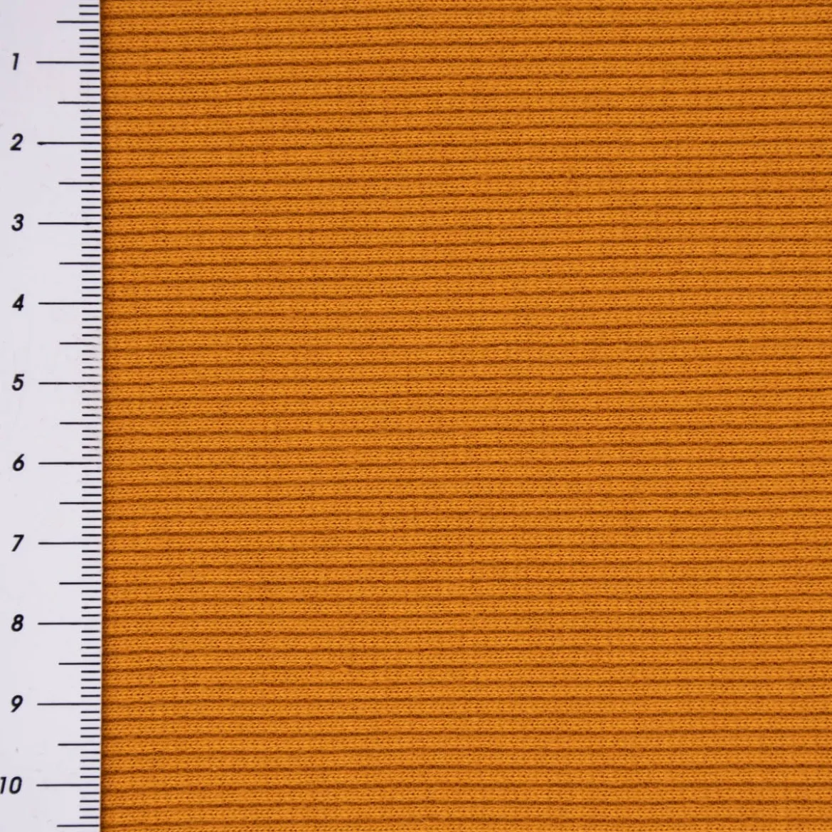 Jersey Rippjersey einfarbig ocker 1,40m Breite