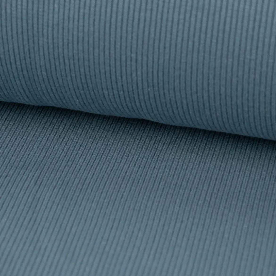 Jersey Rippjersey einfarbig indigo blau 1,40m Breite