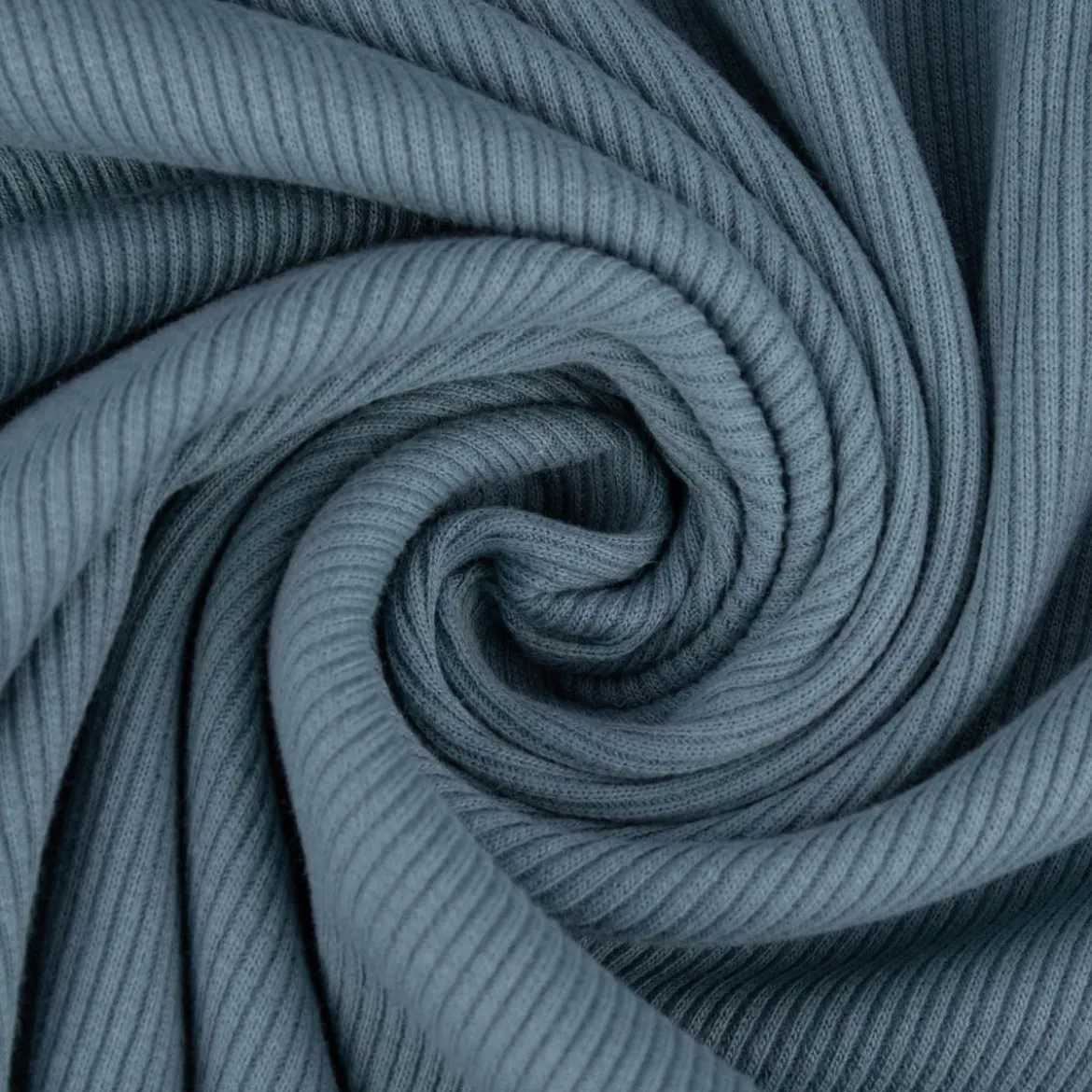 Jersey Rippjersey einfarbig indigo blau 1,40m Breite
