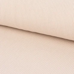 Jersey Rippjersey Feinstrick einfarbig beige 1,45m Breite