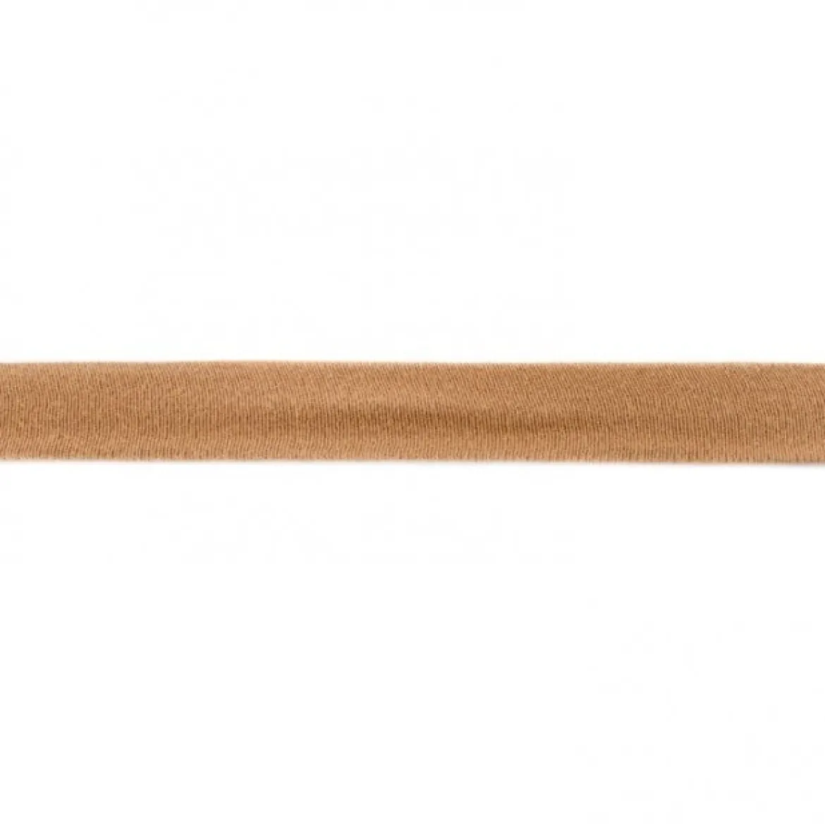 Jersey Schrägband camel braun Breite: 2cm
