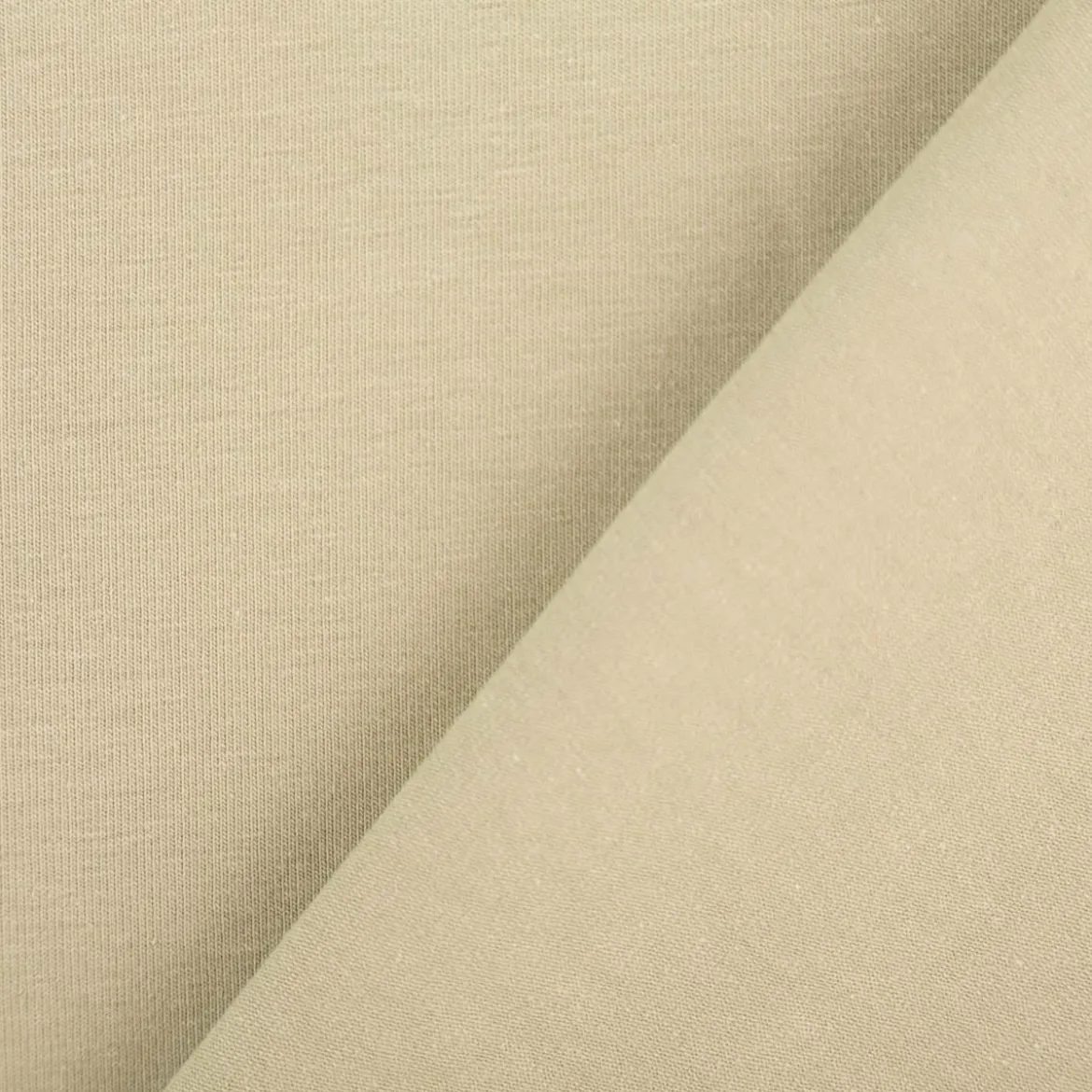 Jersey Stoff Baumwolljersey uni olivgrün 1,50m Breite