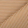Jersey Stoff Baumwolljersey Rayure Streifen camel ecru 1,45m Breite