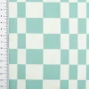 Jersey Stoff Baumwolljersey Cool Vibes Rechtecke wollweiß mint 1,48m Breite