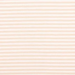 Jersey Stoff Baumwolljersey Yarn Dyed Streifen fein weiß beige 1,50m Breite