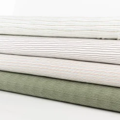 Jersey Stoff Baumwolljersey feine Linien grün weiß 1,50m Breite