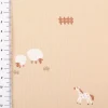 Jersey Stoff Baumwolljersey Bauernhof beige 1,50m Breite