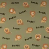 Jersey Stoff Baumwolljersey Löwen ROAR! grün 1,48 m Breite