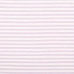 Jersey Stoff Baumwolljersey Yarn Dyed Streifen fein weiß lila 1,50m Breite