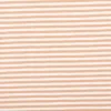 Jersey Stoff Baumwolljersey Yarn Dyed Streifen fein weiß nude 1,50m Breite