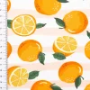 Jersey Stoff Baumwolljersey Melody Orangen & Streifen orange von Swafing 1,50m Breite