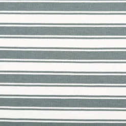 Jersey Stoff Baumwolljersey Streifen blaugrau weiß 1,50m Breite