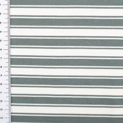Jersey Stoff Baumwolljersey Streifen blaugrau weiß 1,50m Breite