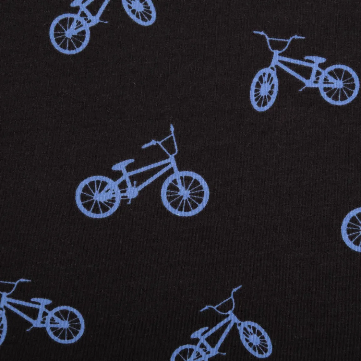 Jersey Stoff Baumwolljersey BMX Fahrrad schwarz blau 1,48 m Breite