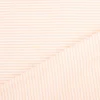 Jersey Stoff Baumwolljersey Yarn Dyed Streifen fein weiß lachsrosa 1,50m Breite