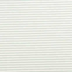 Jersey Stoff Baumwolljersey Yarn Dyed Streifen fein weiß eisblau 1,50m Breite