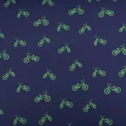 Jersey Stoff Bikes Fahrräder blau türkis 1,48m Breite
