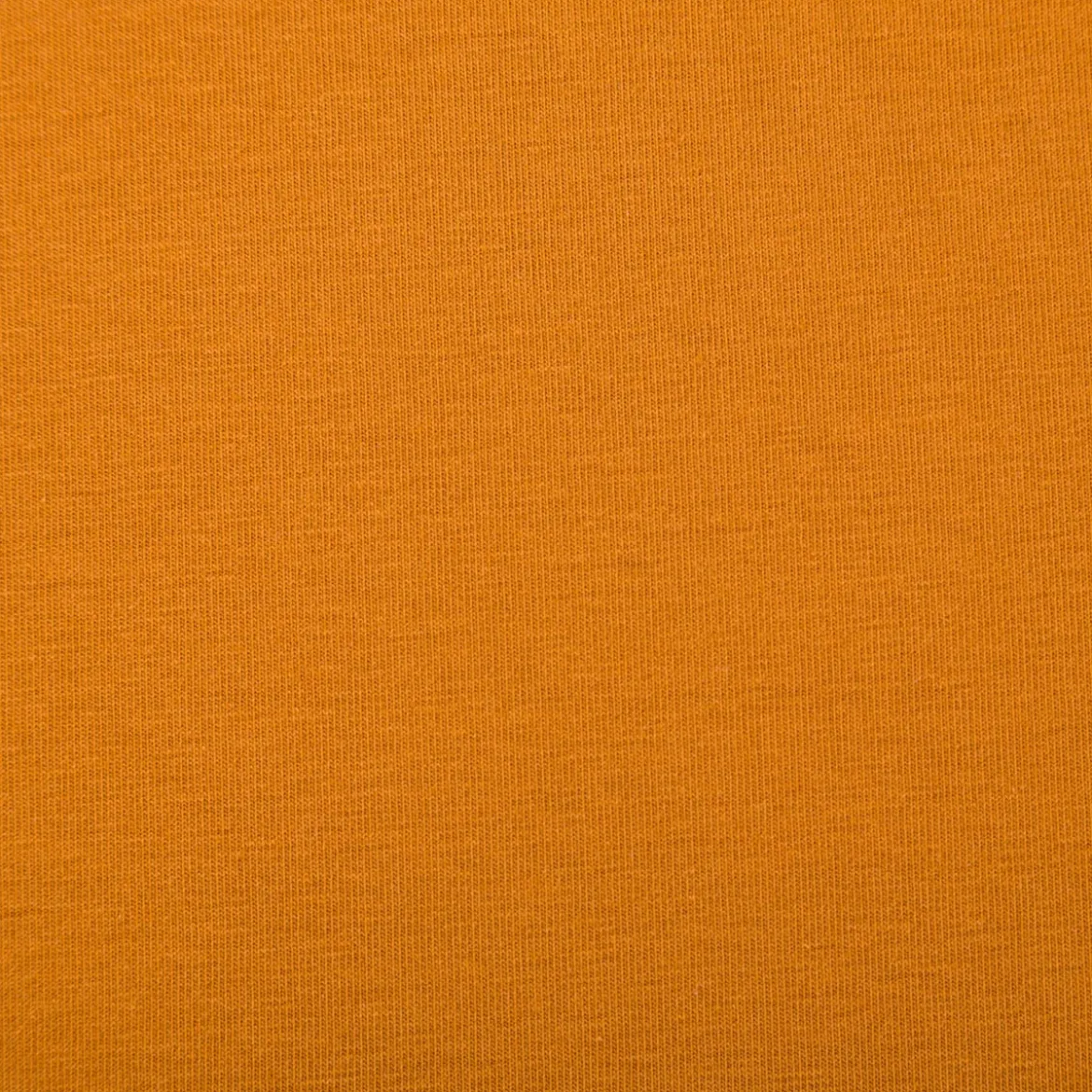 Jersey Stoff Bio Baumwolljersey einfarbig rost braun 1,5m Breite