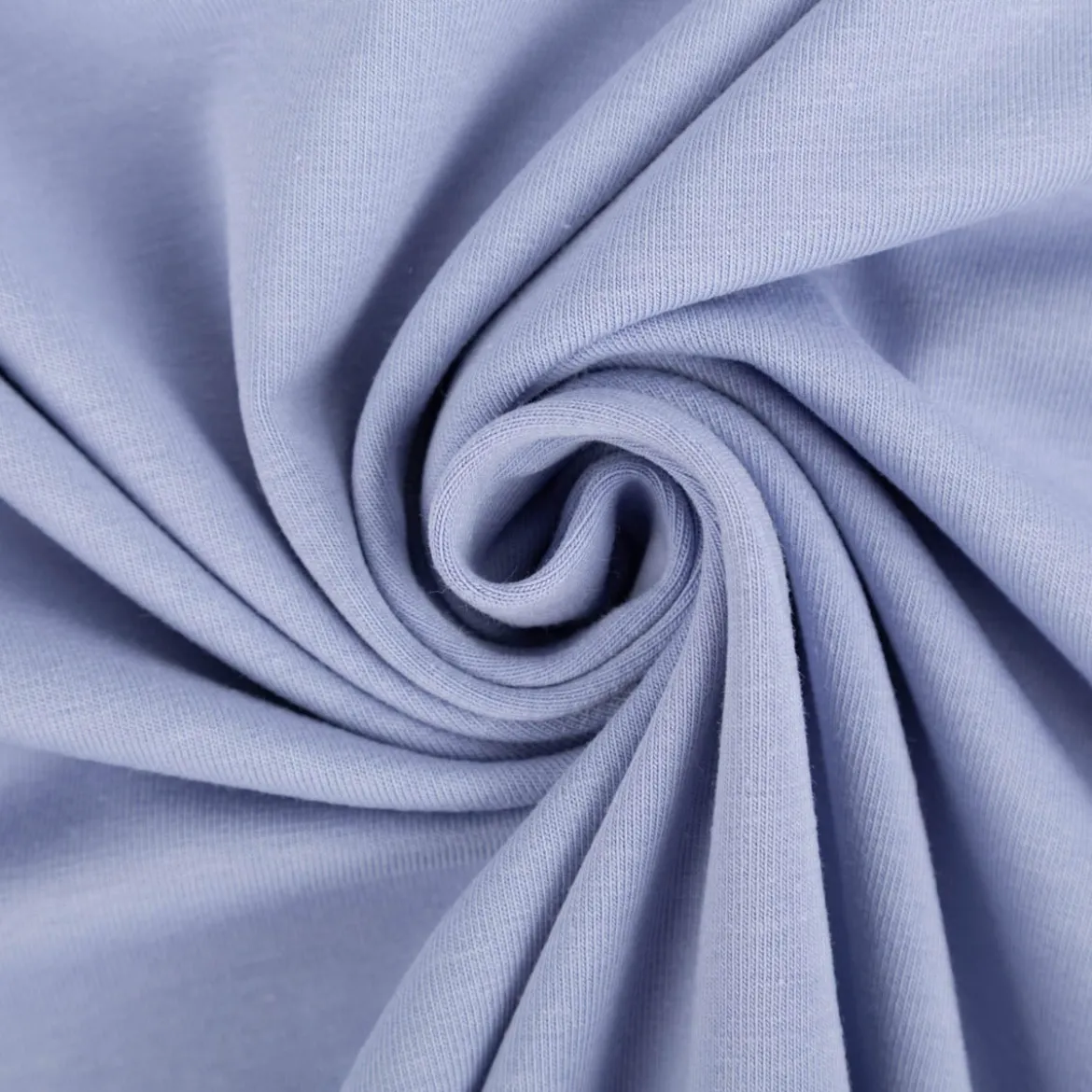 Jersey Stoff Bio Baumwolljersey einfarbig helles Lavendel 1,5m Breite