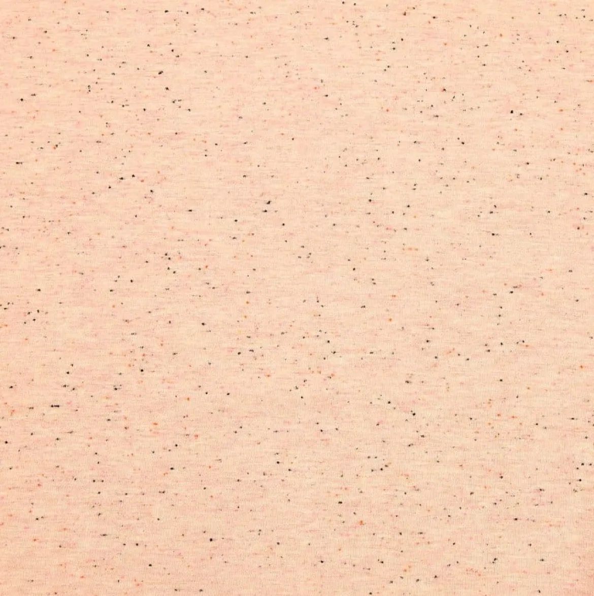 Jersey Stoff Flocken apricot neon Stoffabschnitt von Rico Design 80x100cm