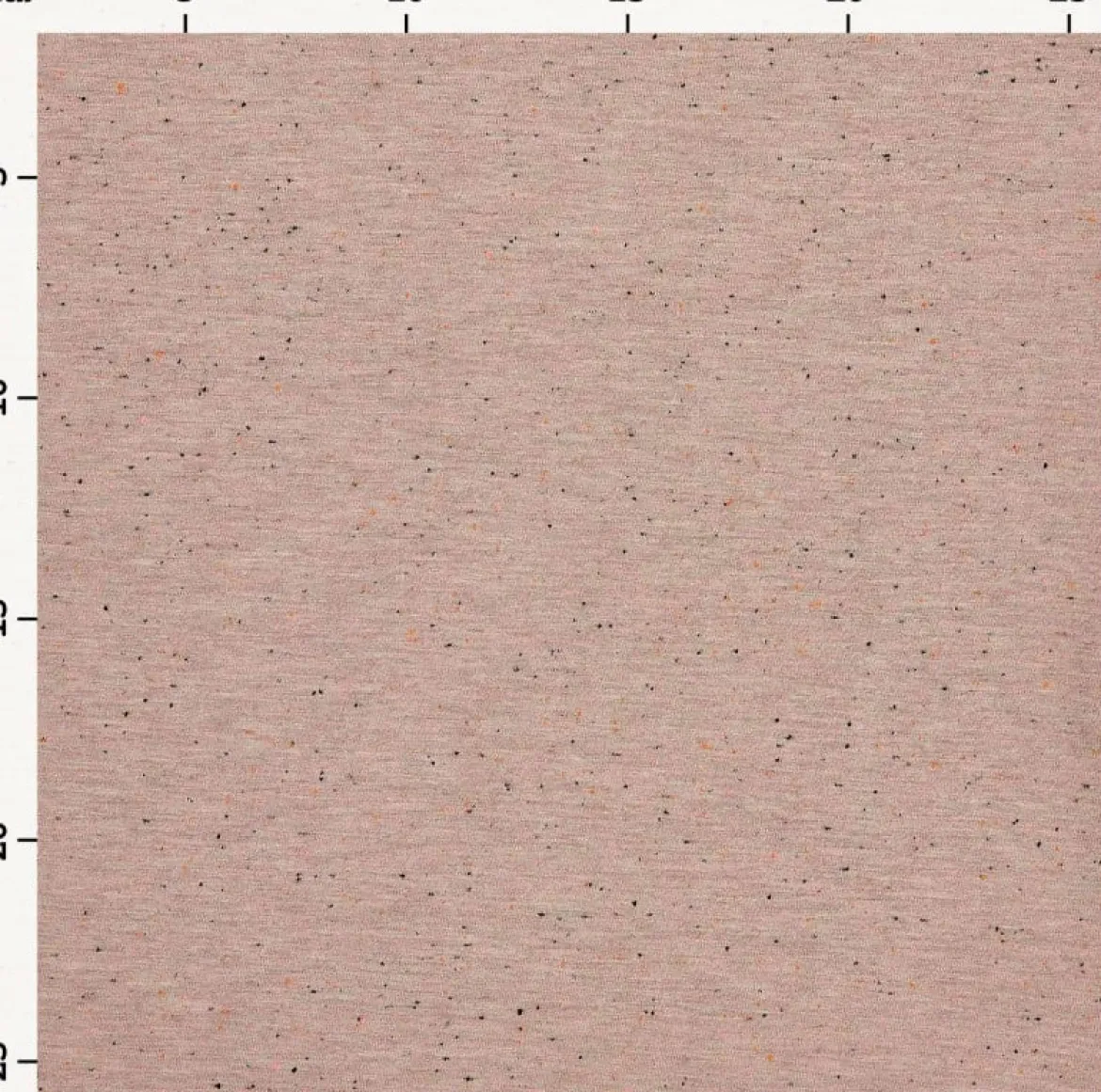 Jersey Stoff Flocken puder altrosa neon Stoffabschnitt von Rico Design 80x100cm