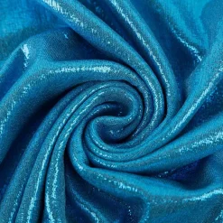 Jersey Stoff Glitzer Slinky Bijoux Foil blau1,45m Breite