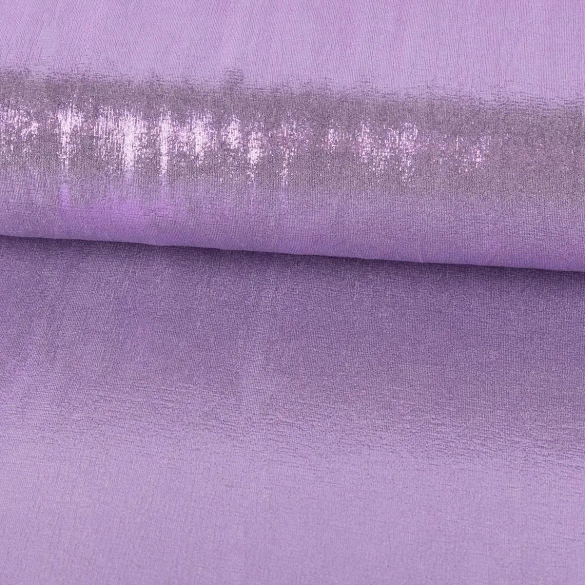 Jersey Stoff Glitzer Slinky Bijoux Foil lila 1,45m Breite