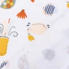 Jersey Stoff OCEAN ANIMALS Krabbe Schildkröte weiß bunt 1,5m Breite