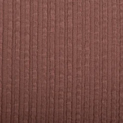 Jersey Stoff Ripp-Jacquard Baumwolle Streifen mauve 1,35m Breite